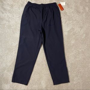 Perry Ellis Active Elastic Blue Sweatpants with front and back pockets